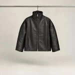 Oversize Suni Deri Ceket